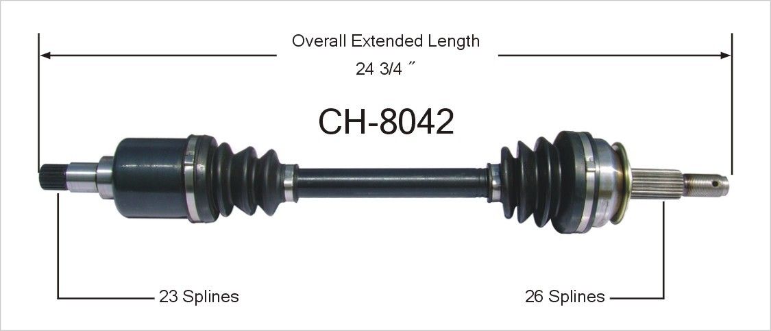 1983 Chrysler E Class Class CV Axle Shaft