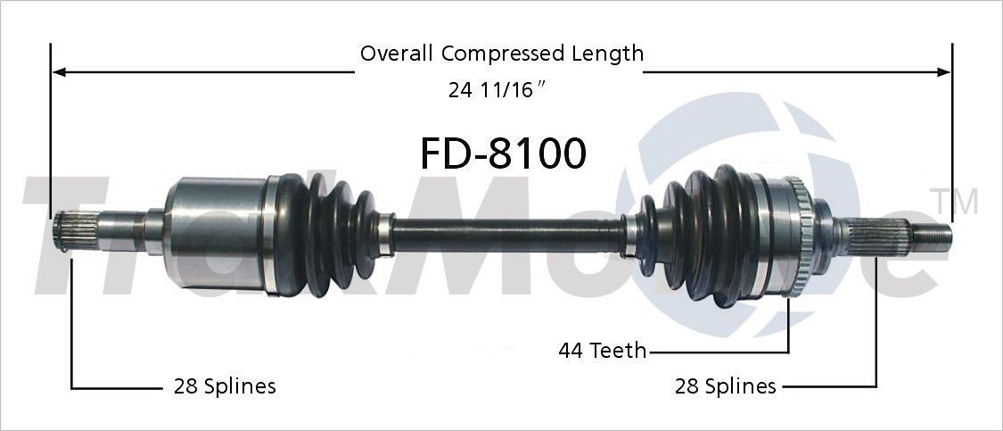 2004, 2003, 2002, 2001 Ford Escape CV Axle Shaft