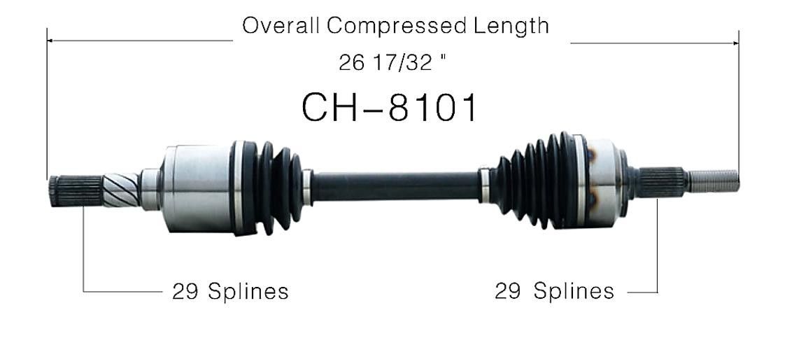 2010, 2009, 2008, 2007, 2006 Jeep Commander CV Axle Shaft