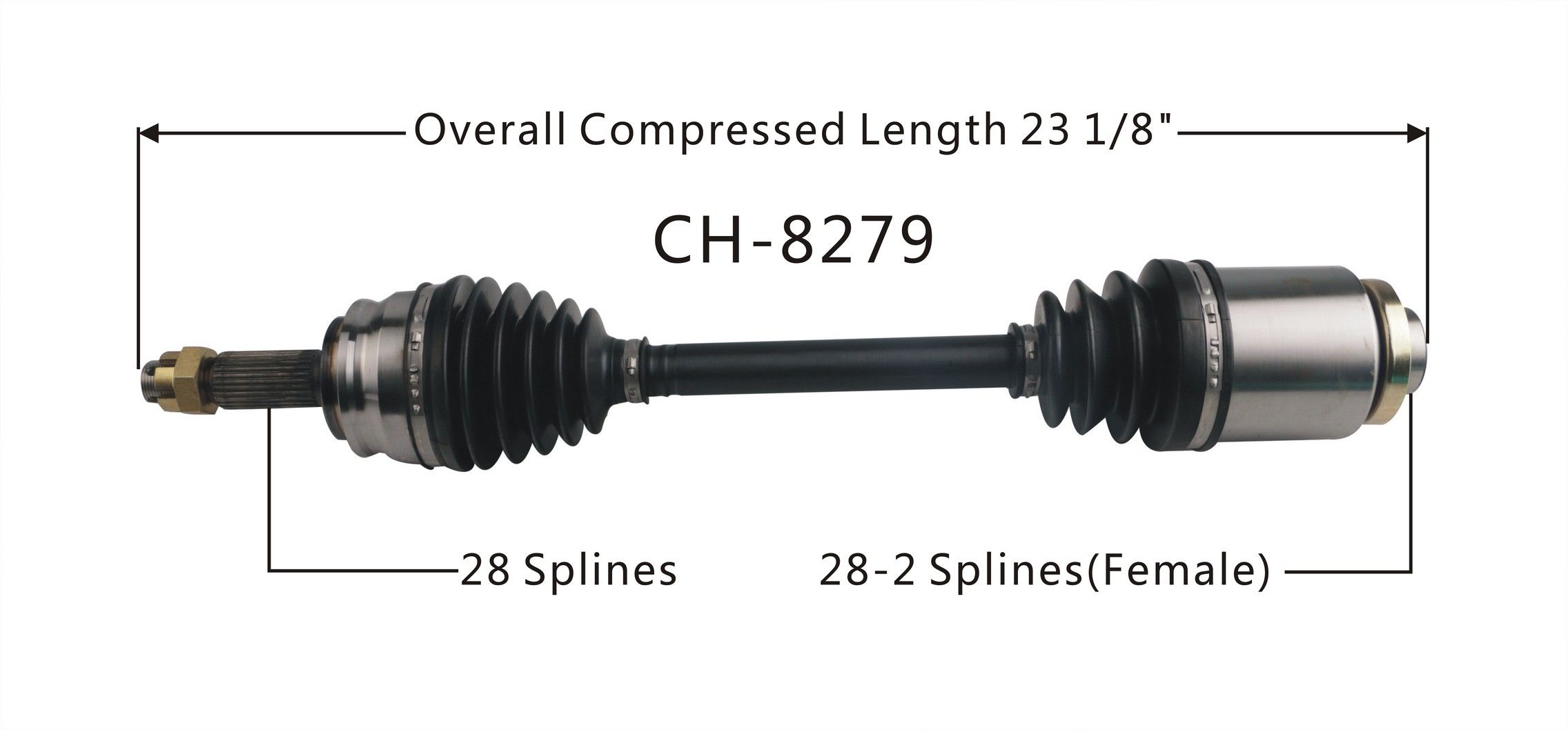 2014, 2013, 2012, 2011 Jeep Compass CV Axle Shaft