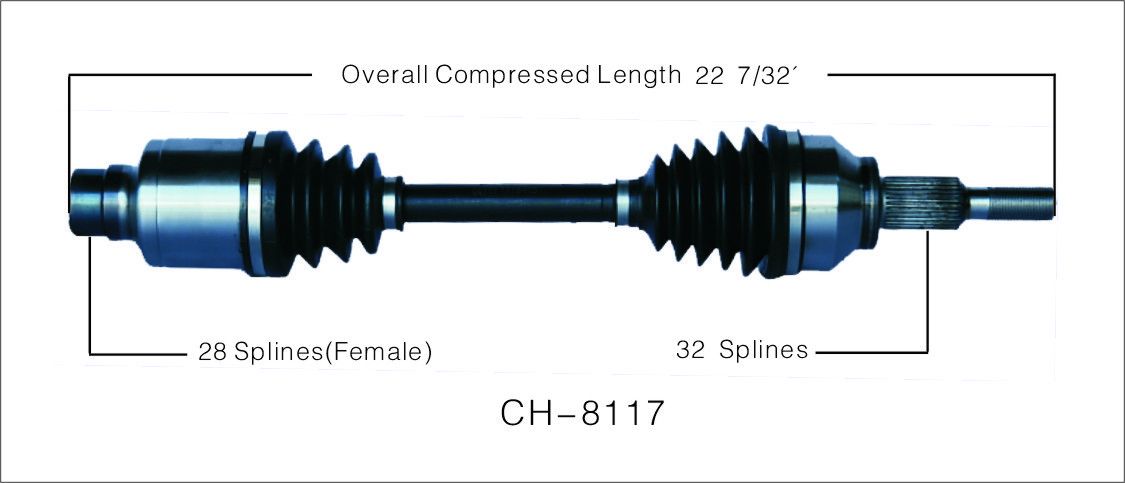 2010, 2009, 2008, 2007 Chrysler Sebring CV Axle Shaft