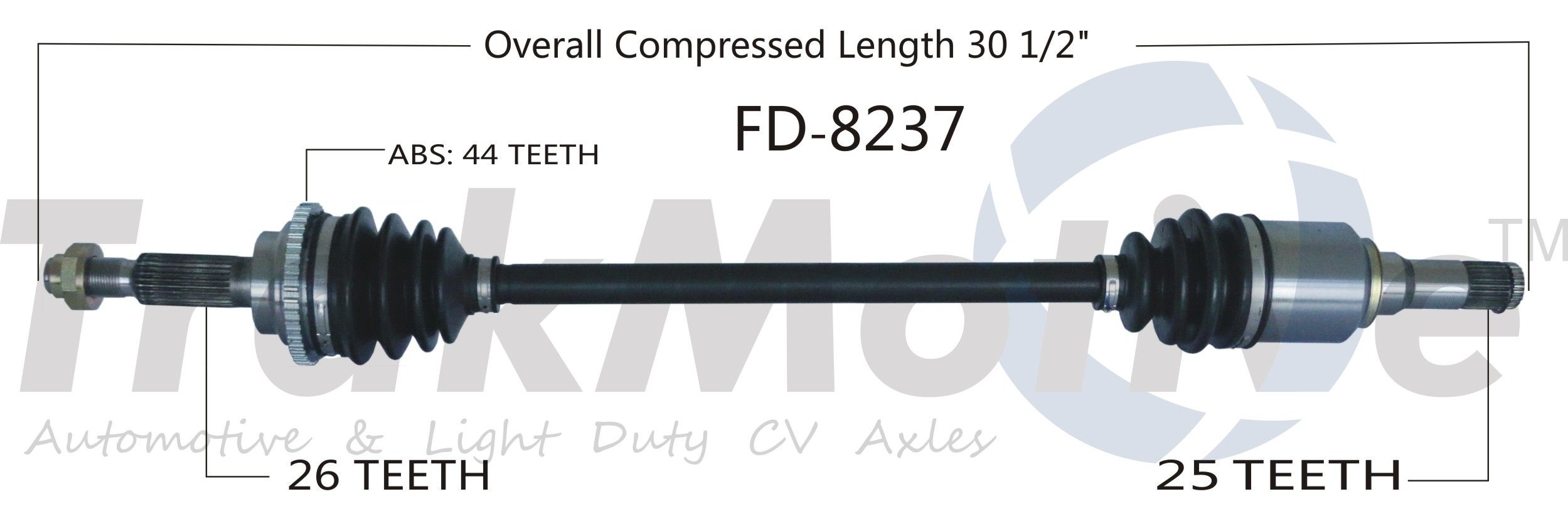2012, 2011, 2010, 2009, 2008 Ford Escape CV Axle Shaft