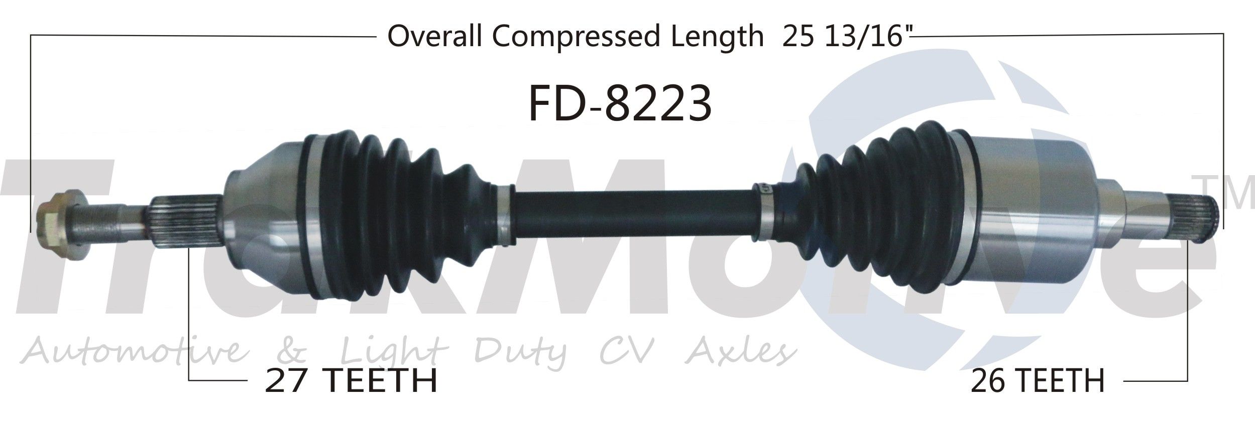 2014, 2013 Ford Fusion CV Axle Shaft