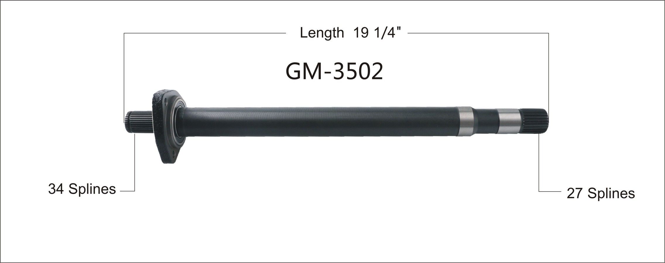 2009, 2008, 2007, 2006, 2005 Chevrolet Equinox CV Intermediate Shaft