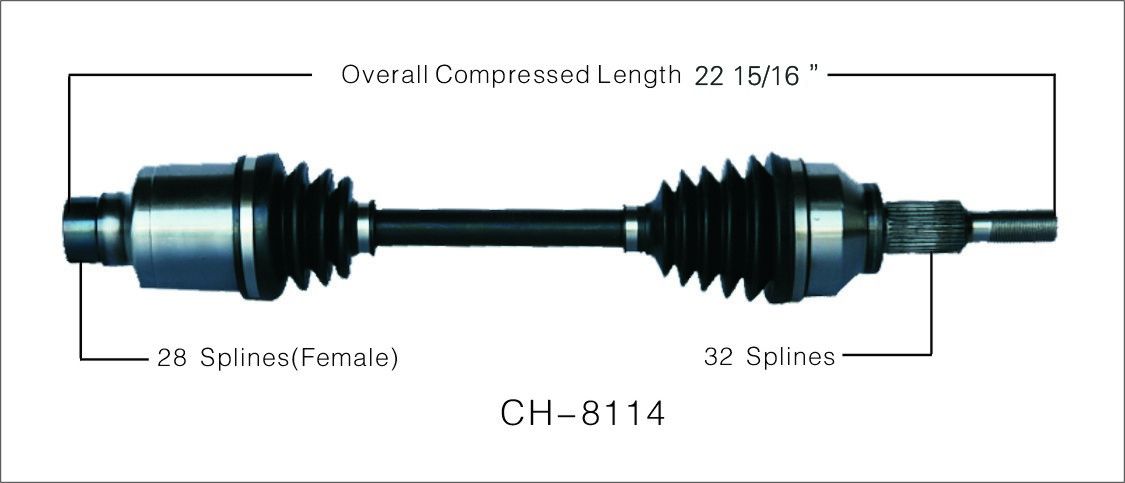 2010, 2009, 2008, 2007 Chrysler Sebring CV Axle Shaft