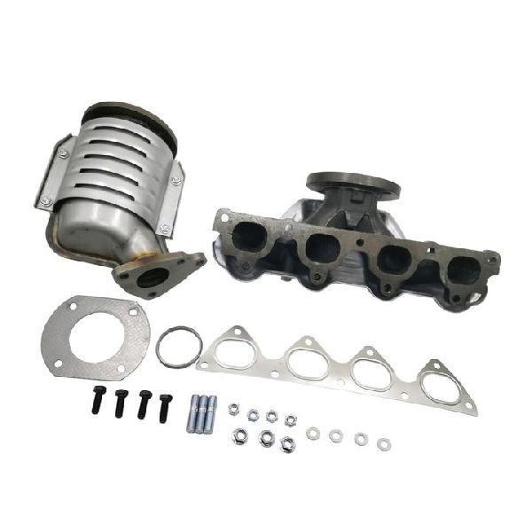 Tom Auto Parts Catalytic Converter with Integrated Exhaust Manifold 