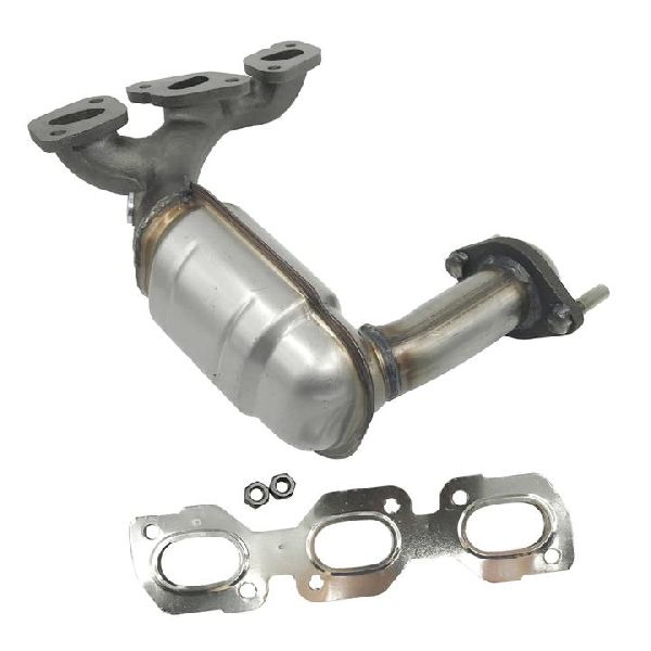Tom Auto Parts Catalytic Converter with Integrated Exhaust Manifold 