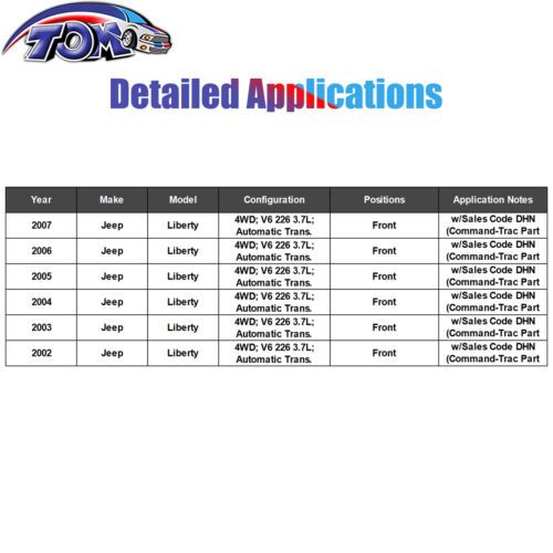 Tom Auto Parts Drive Shaft 