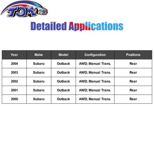 Tom Auto Parts Drive Shaft Assembly 