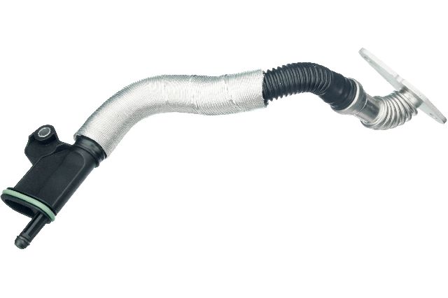 Engine Crankcase Breather Hose - PCV Valve To Hose Connector for 2012-2014 Audi A6 (URO Parts 06H103213J)