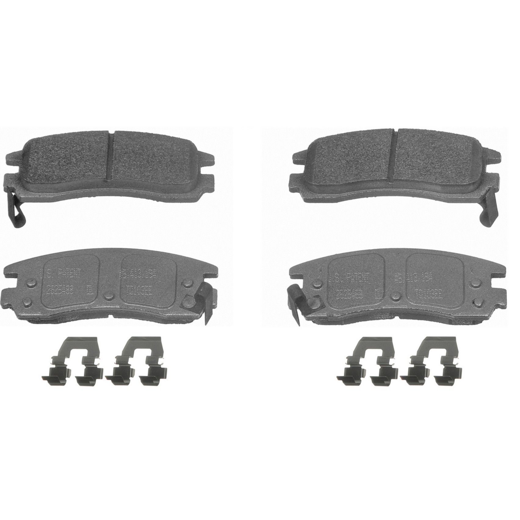 1998, 1997, 1996, 1995, 1994, 1993, 1992, 1991 Saturn SL1 Disc Brake Pad Set