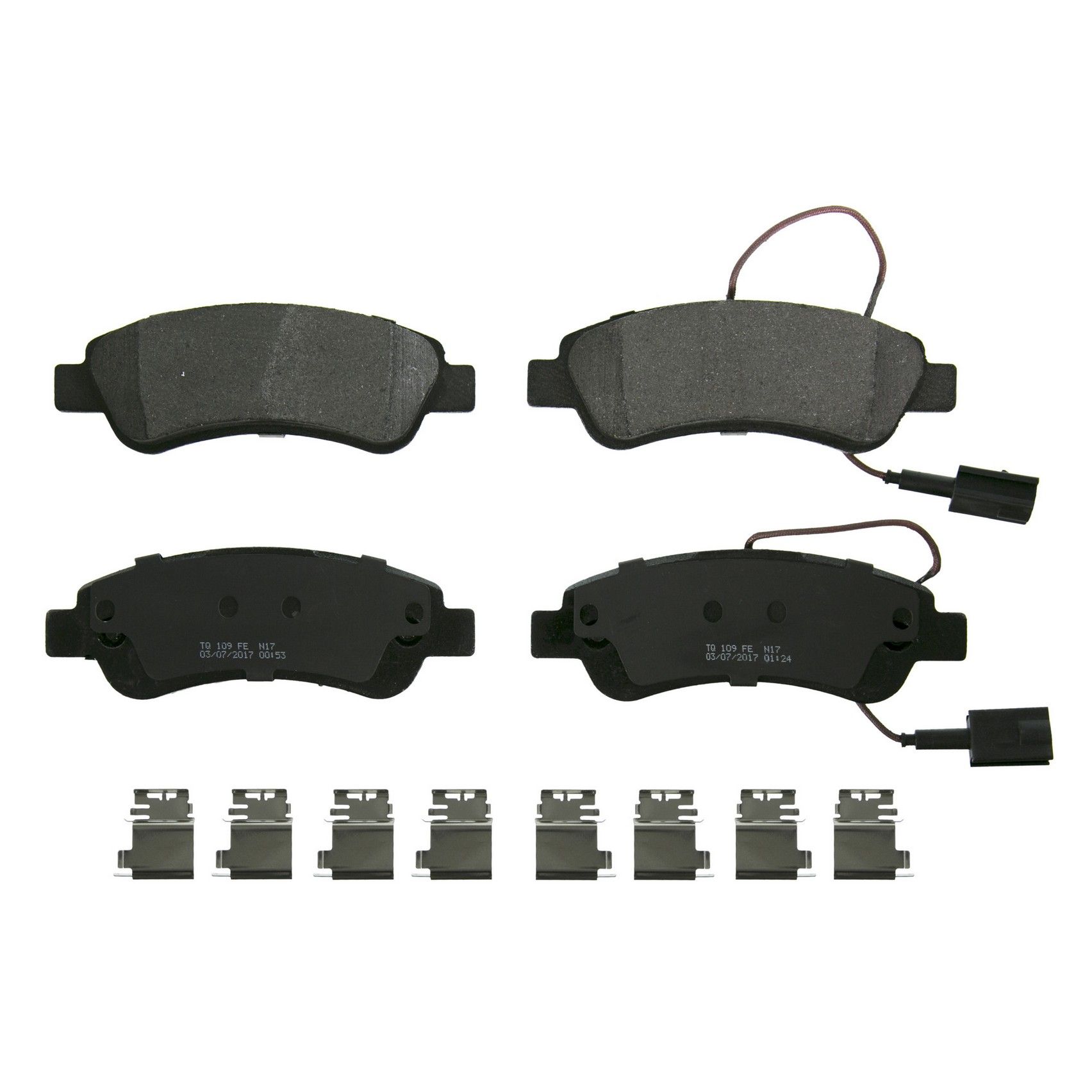 2021, 2020, 2019, 2018, 2017, 2016, 2015, 2014 Ram ProMaster 1500 1500 Disc Brake Pad Set