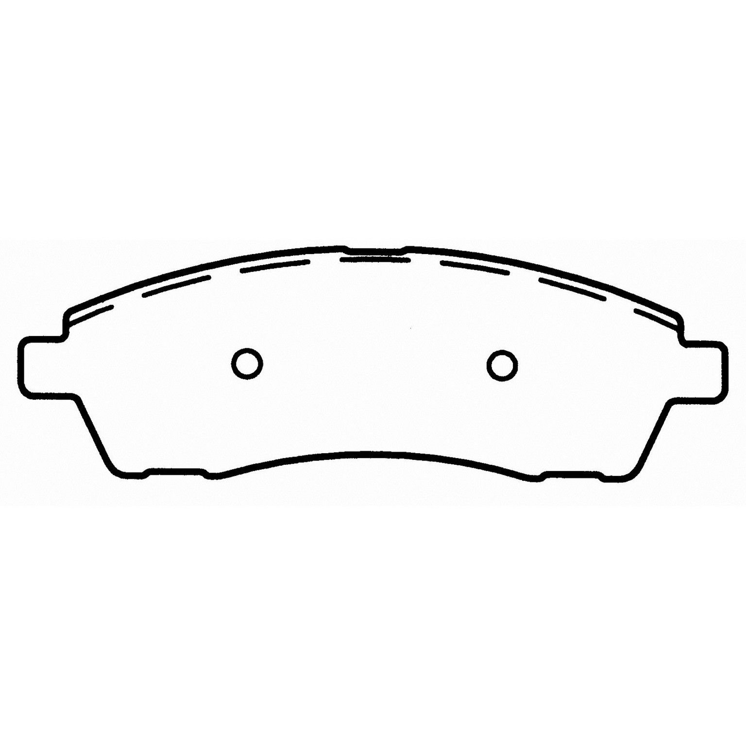 2005, 2004, 2003, 2002, 2001, 2000 Ford Excursion Disc Brake Pad Set