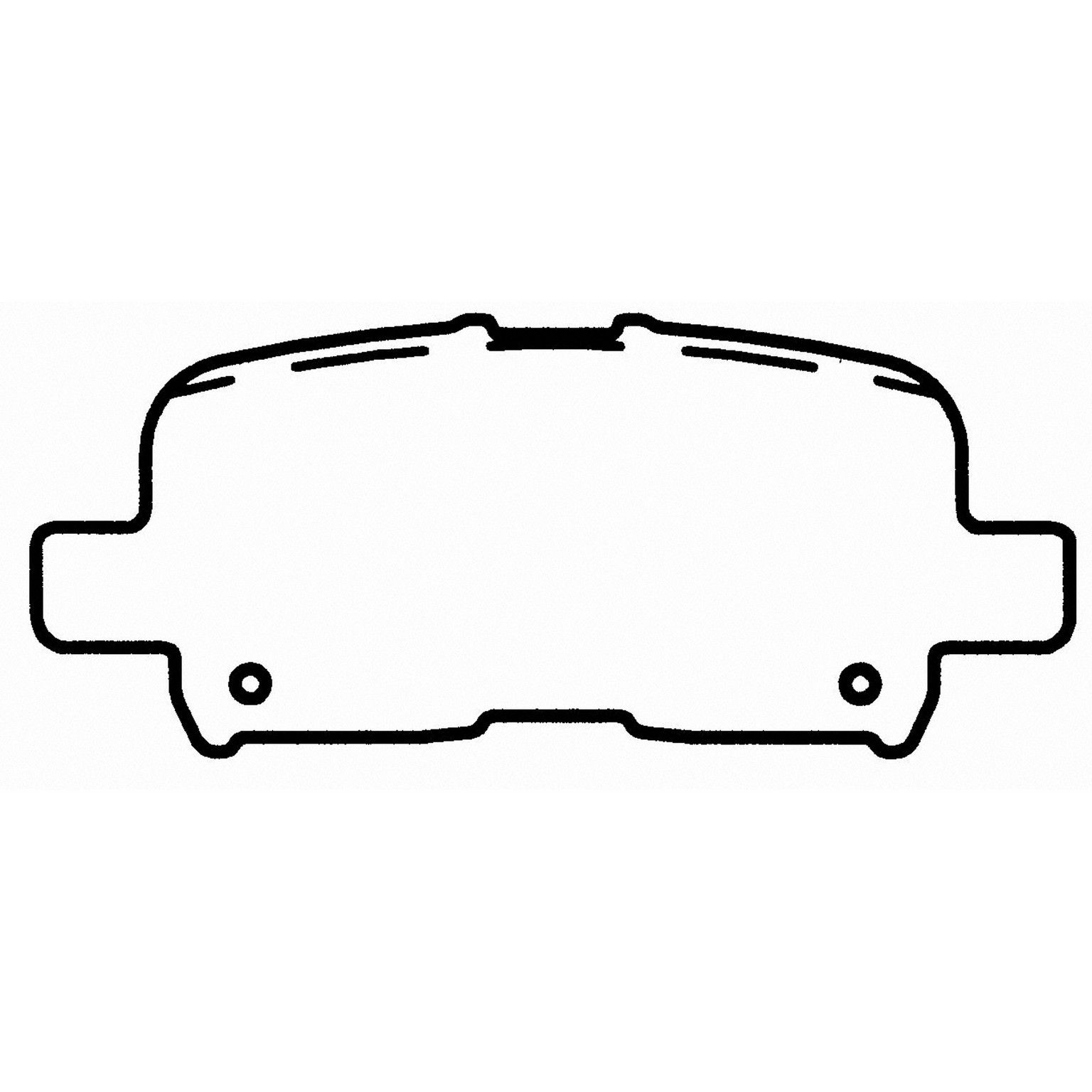2008, 2007, 2006, 2005, 2004, 2003 Honda Pilot Disc Brake Pad Set