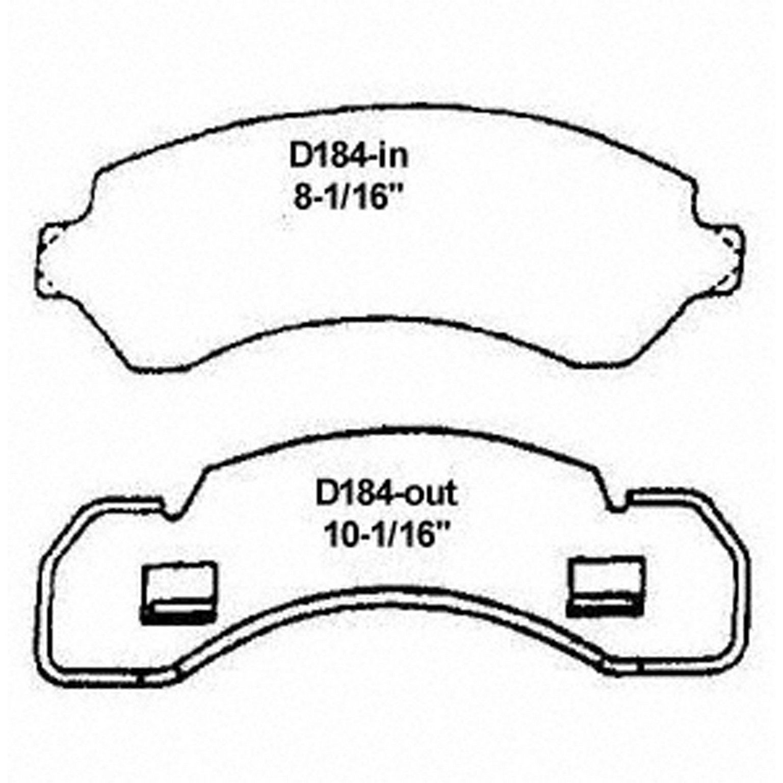 1998, 1997 Freightliner FS65 Acterra Disc Brake Pad Set