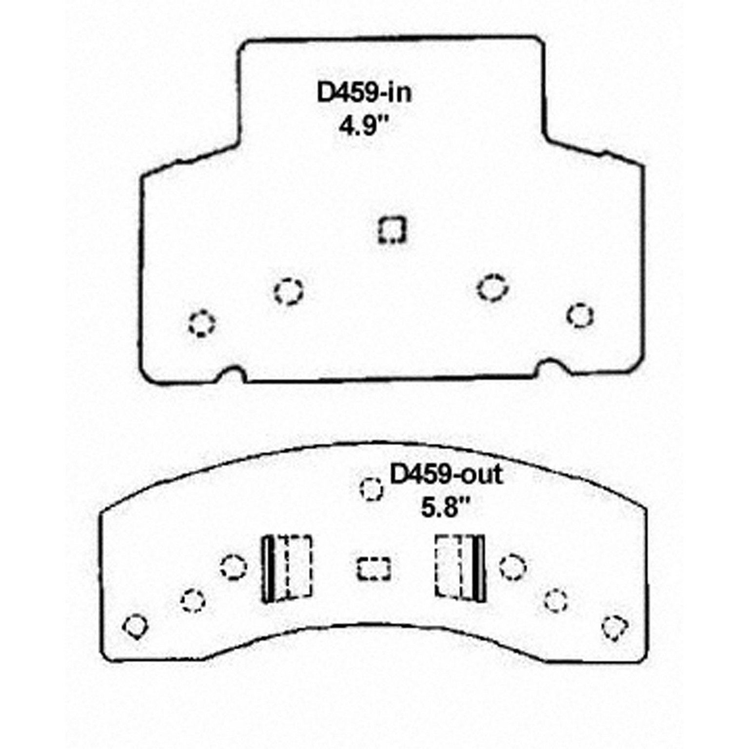 2000, 1999, 1998, 1997, 1996, 1995, 1994, 1993, 1992, 1991, 1990 GMC C3500 2500 Disc Brake Pad Set