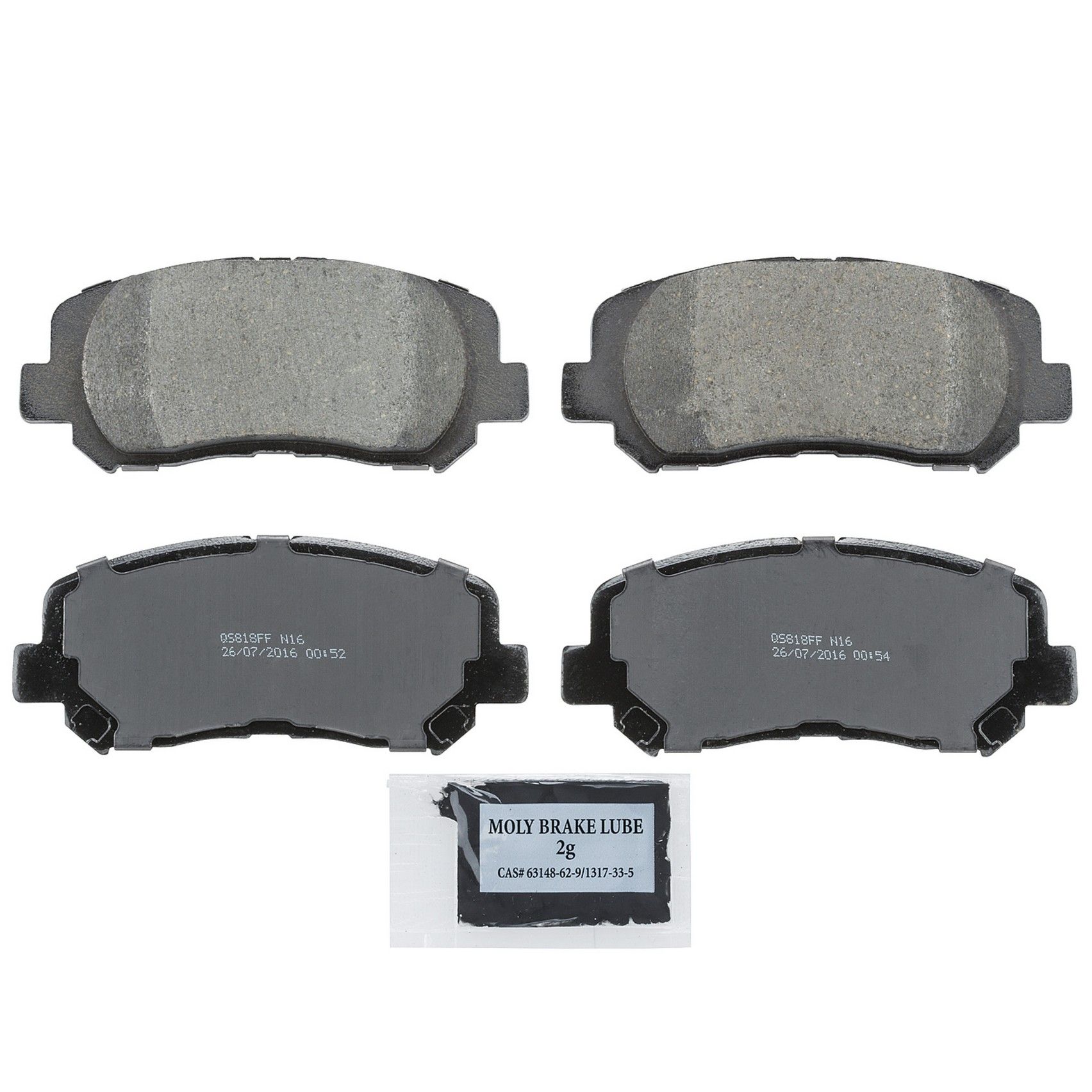 2019, 2018, 2017, 2016 Jeep Cherokee Disc Brake Pad Set