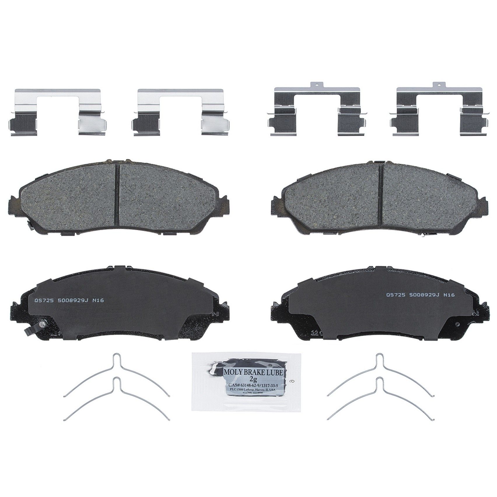 2022, 2021, 2020, 2019, 2018, 2017, 2016 Honda Pilot Disc Brake Pad Set