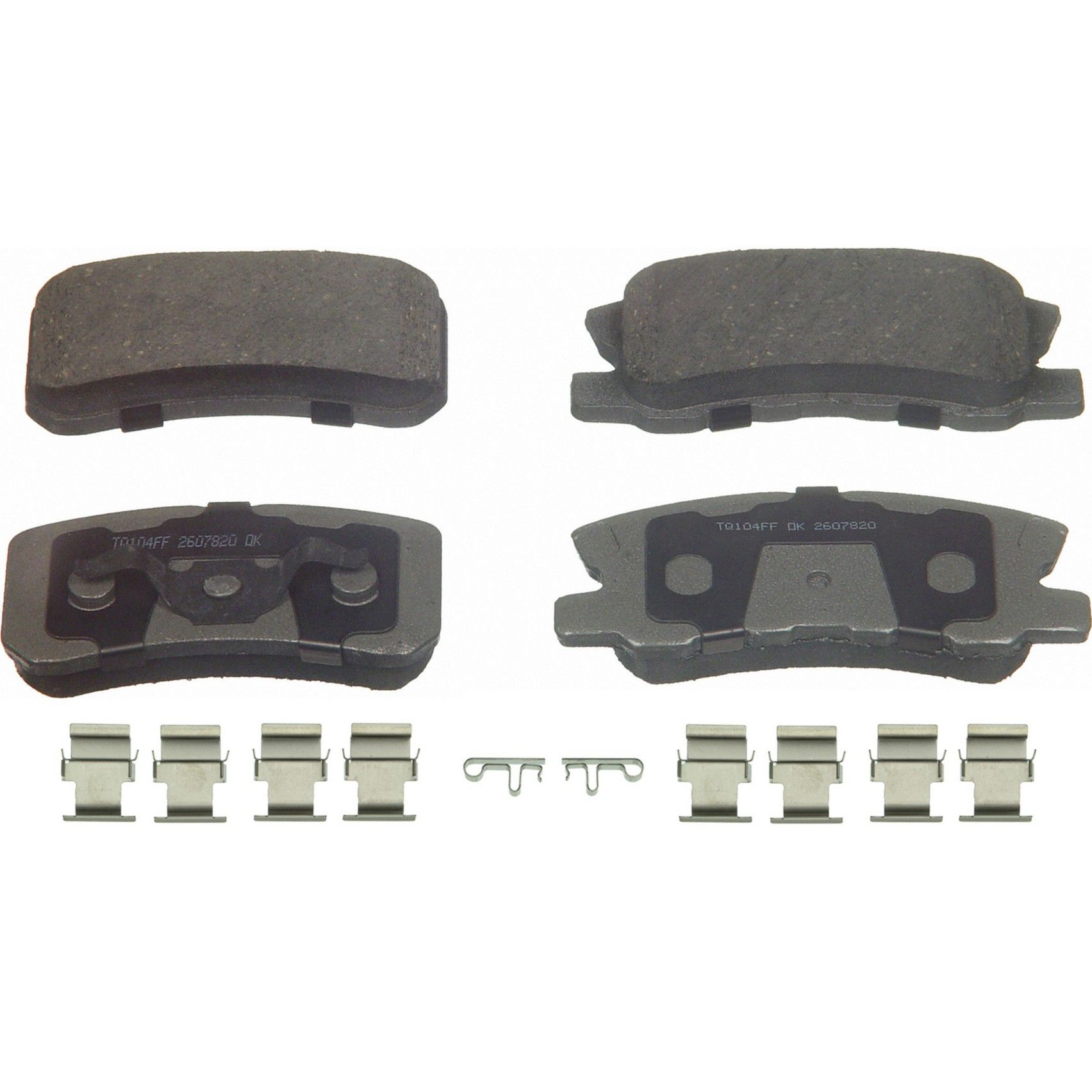 2017, 2016, 2015, 2014, 2013, 2012, 2011, 2010, 2009, 2008, 2007 Jeep Compass Disc Brake Pad Set