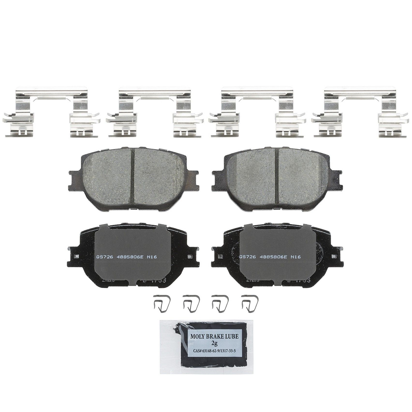 2015, 2014 Lexus IS250 Disc Brake Pad Set