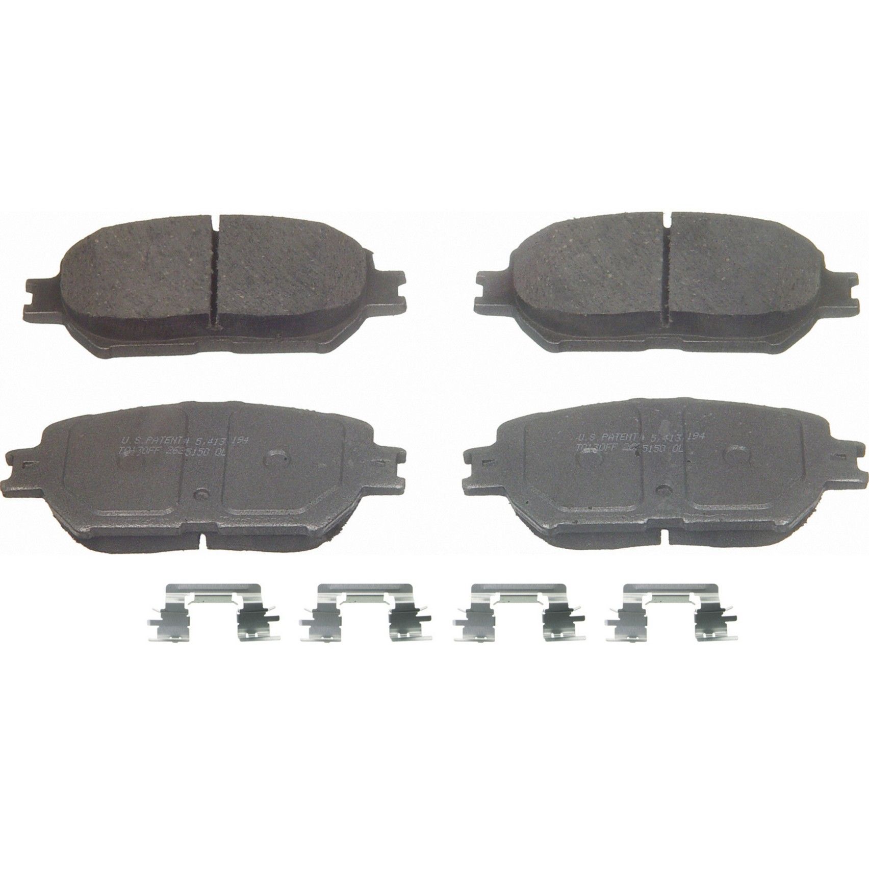 2015, 2014, 2013, 2012, 2011, 2010, 2009 Lexus IS250 Disc Brake Pad Set