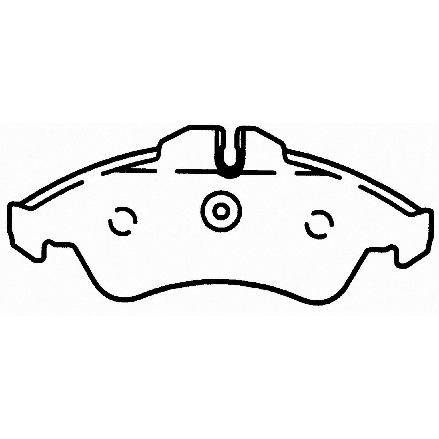 2006, 2005, 2004, 2003, 2002 Freightliner Sprinter 2500 2500 Disc Brake Pad Set