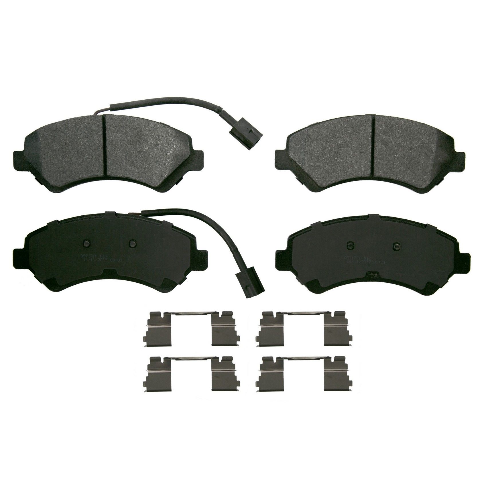 2024, 2023, 2022, 2021, 2020, 2019, 2018, 2017, 2016, 2015 Ram ProMaster 2500 1500 Disc Brake Pad Set