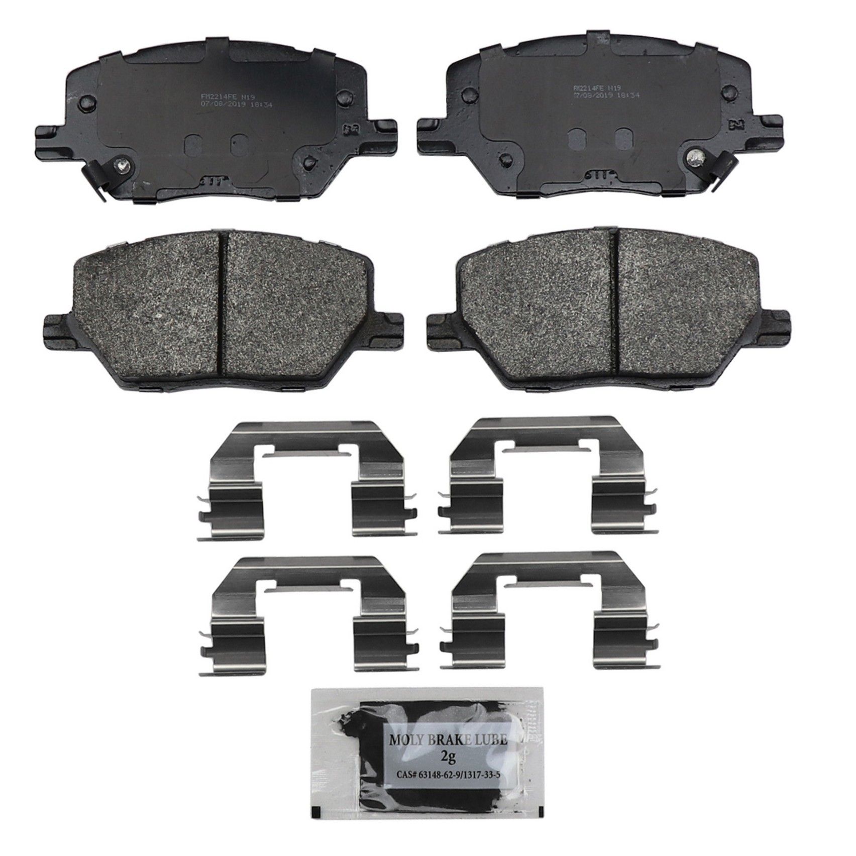 2021, 2020, 2019, 2018 Jeep Compass Disc Brake Pad Set