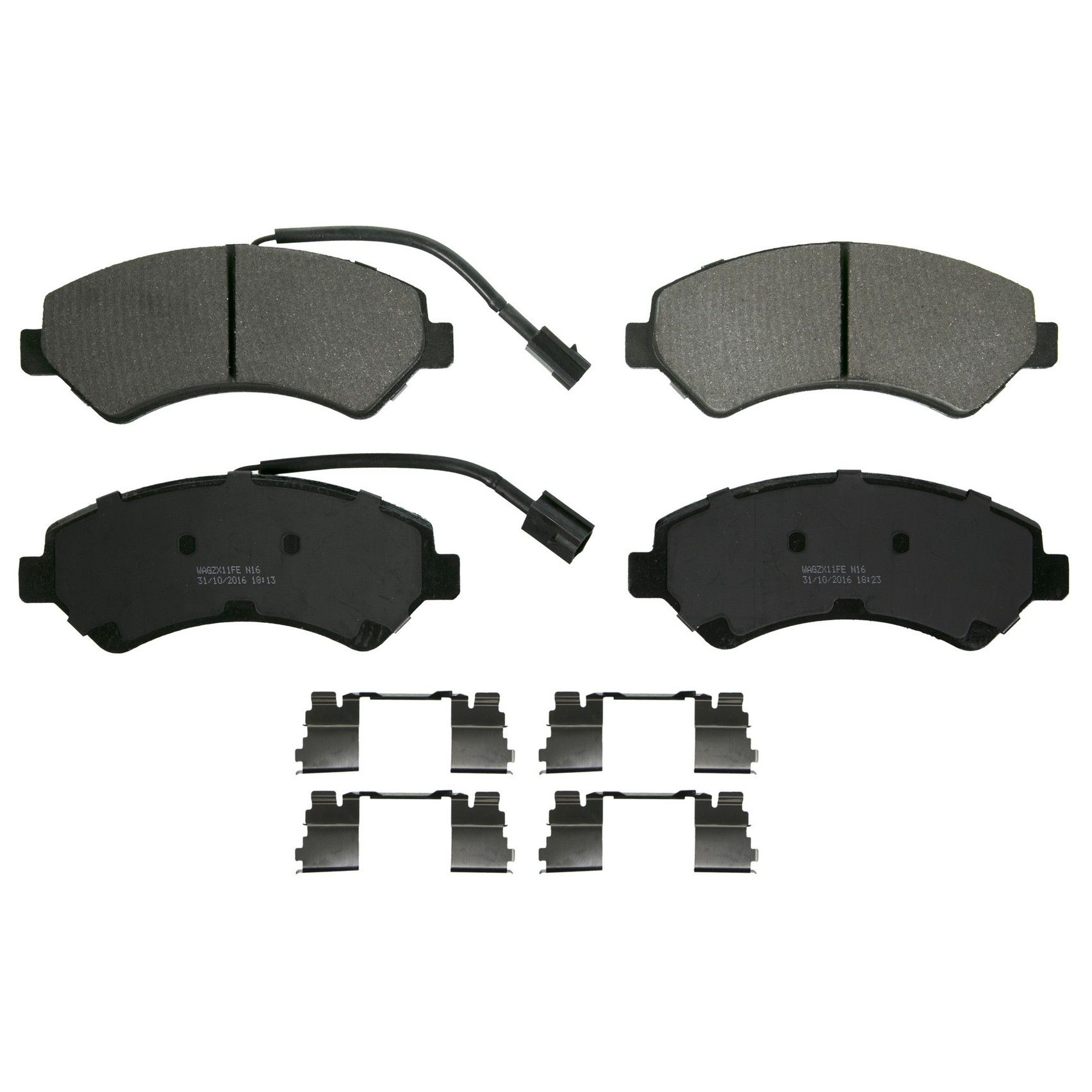 2020, 2019, 2018, 2017, 2016, 2015, 2014 Ram ProMaster 2500 1500 Disc Brake Pad Set