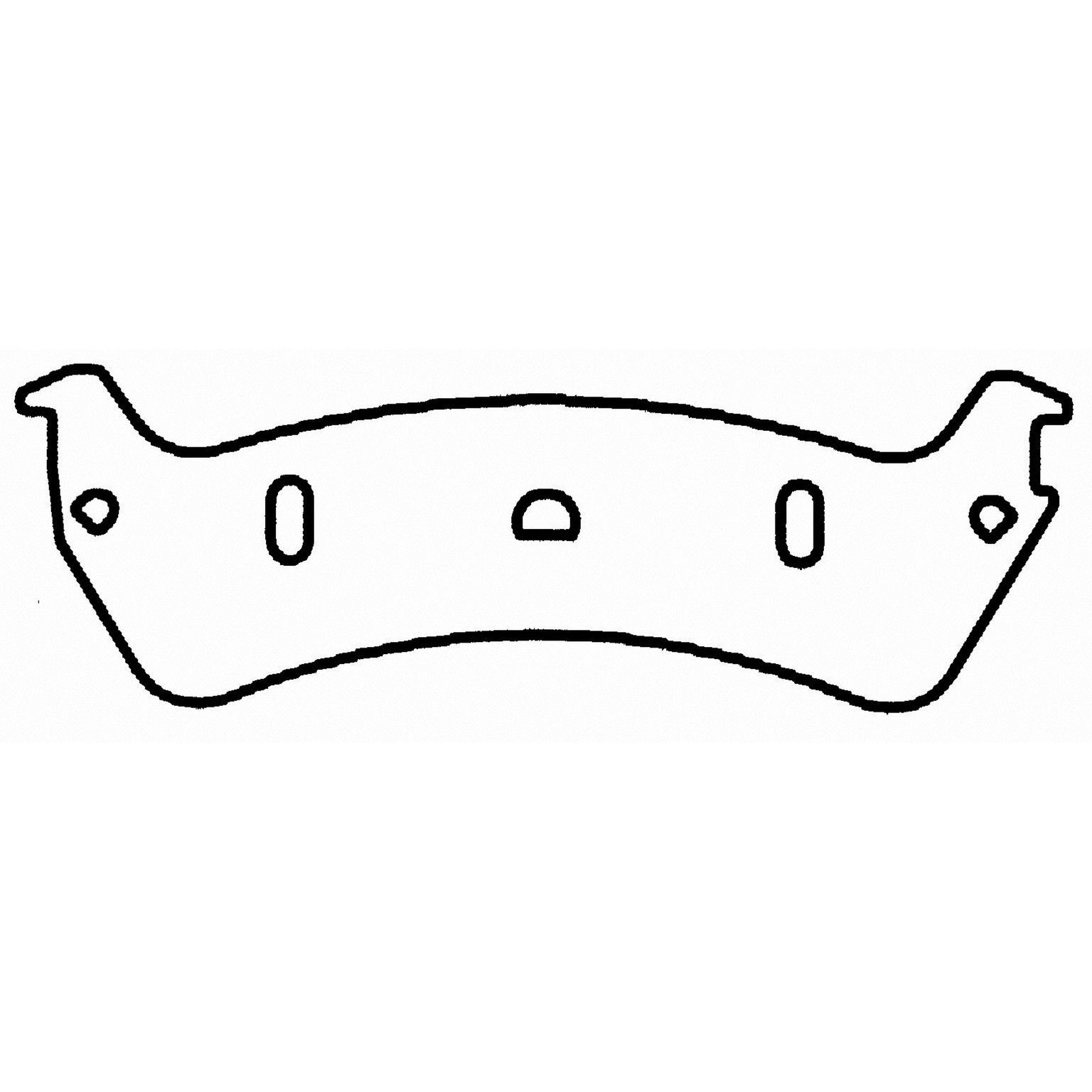 2001, 2000, 1999, 1998, 1997, 1996, 1995 Ford Explorer Disc Brake Pad Set