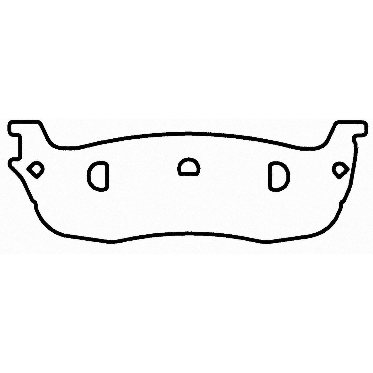 2002, 2001, 2000, 1999, 1998, 1997 Ford Expedition Disc Brake Pad Set