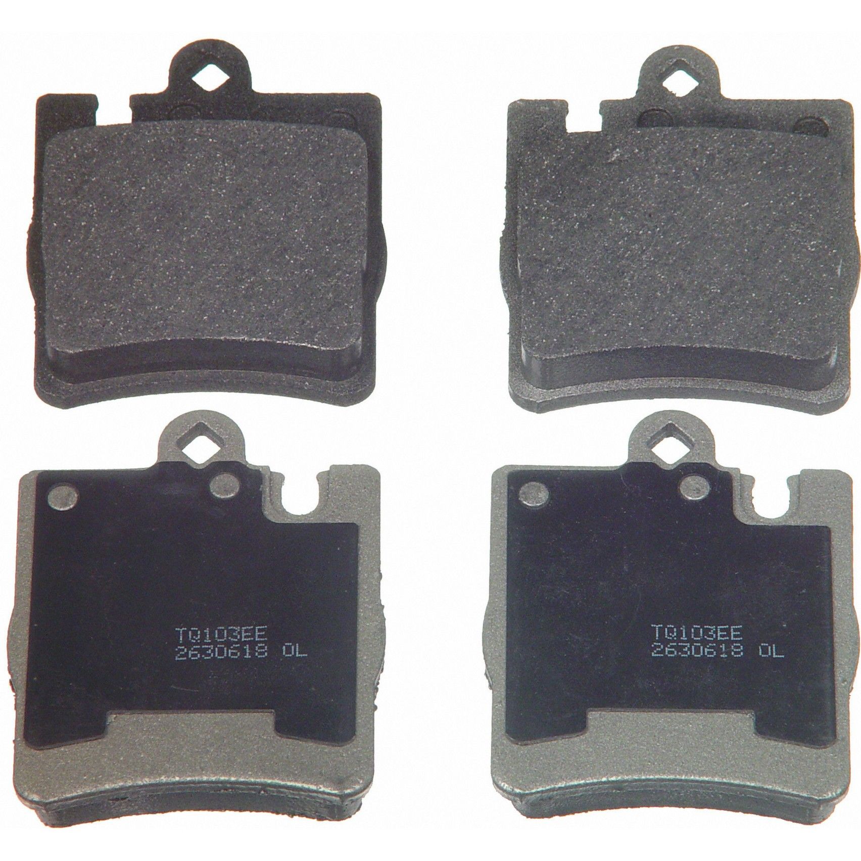 2005, 2004, 2003, 2002, 2001, 2000 Mercedes-Benz CLK320 2000-2005 Mercedes-Benz C230 Disc Brake Pad Set