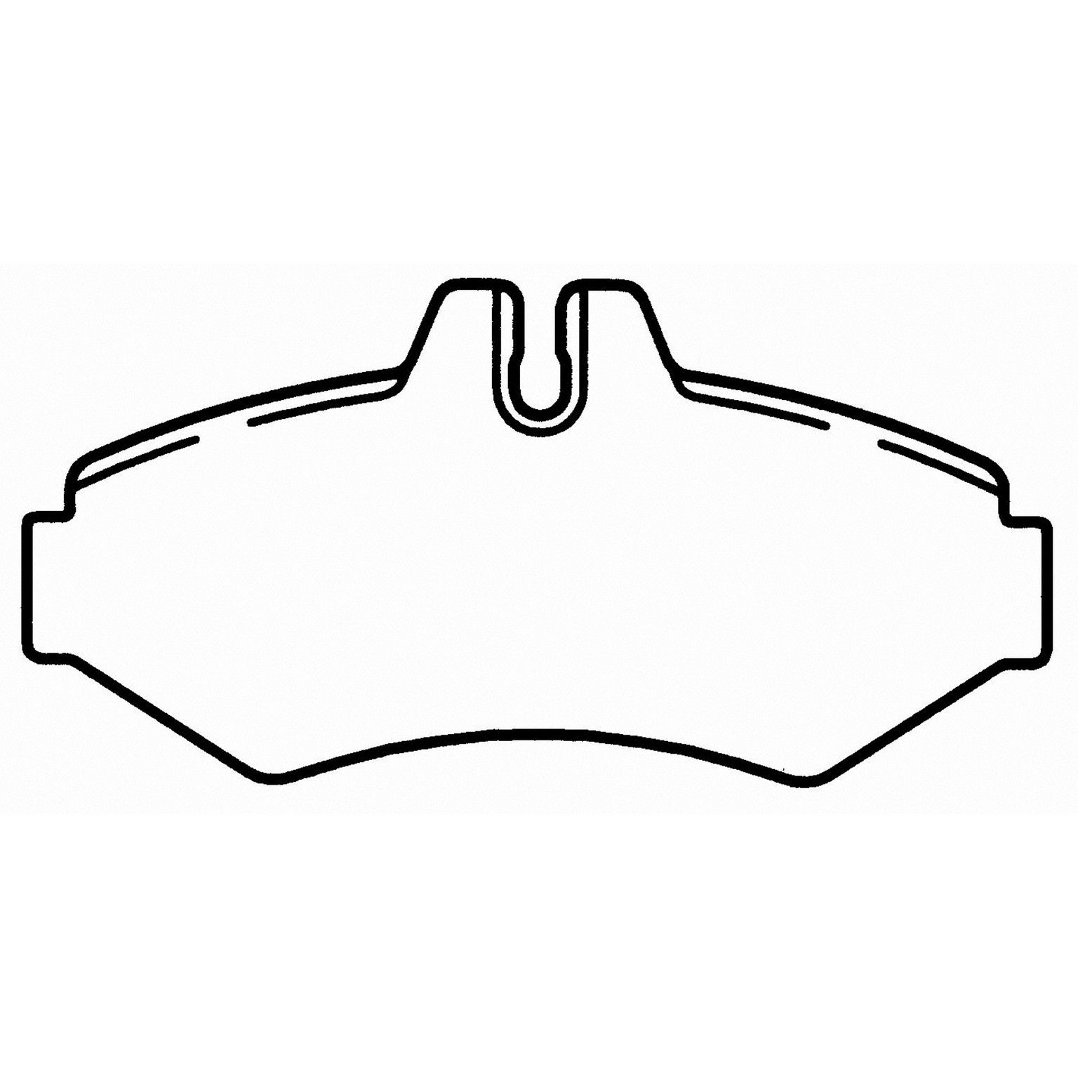 2006, 2005, 2004, 2003, 2002 Freightliner Sprinter 2500 2500 Disc Brake Pad Set