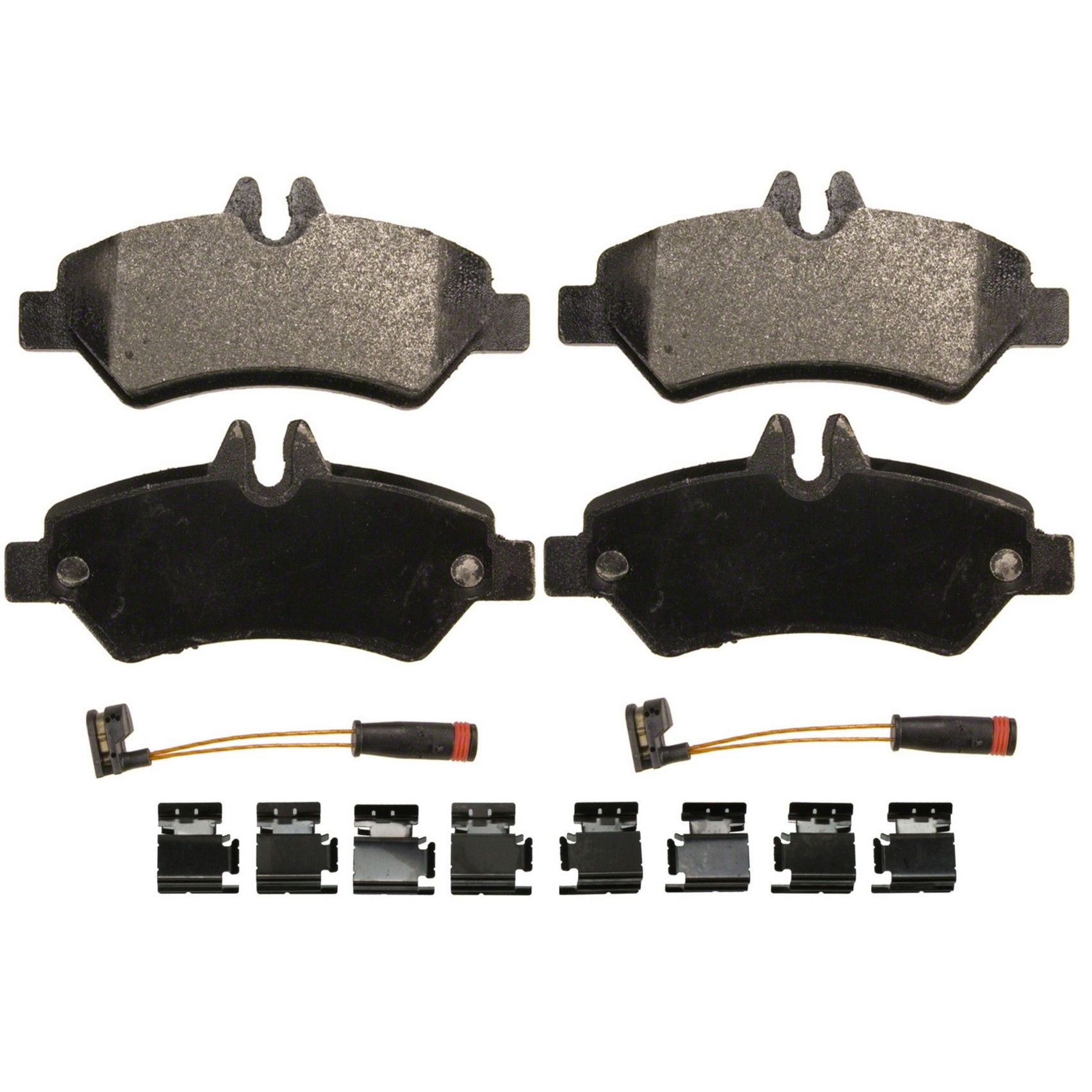 2017, 2016, 2015, 2014, 2013, 2012, 2011, 2010, 2009, 2008, 2007 Freightliner Sprinter 2500 2500 Disc Brake Pad Set