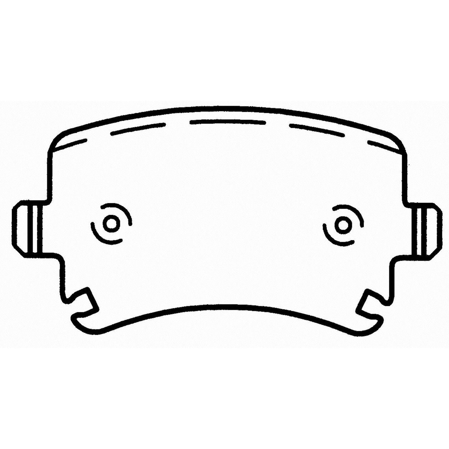 2010, 2009, 2008, 2007, 2006 Audi A3 Disc Brake Pad Set