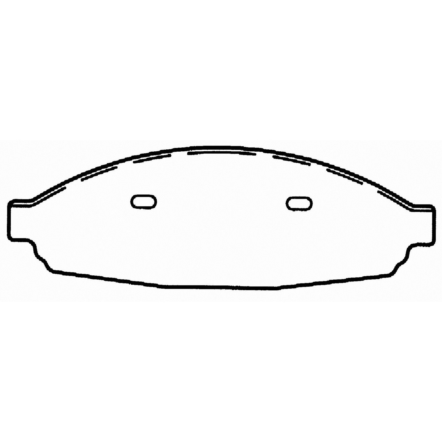 2011, 2010, 2009, 2008, 2007, 2006, 2005, 2004, 2003 Ford Crown Victoria Victoria Disc Brake Pad Set