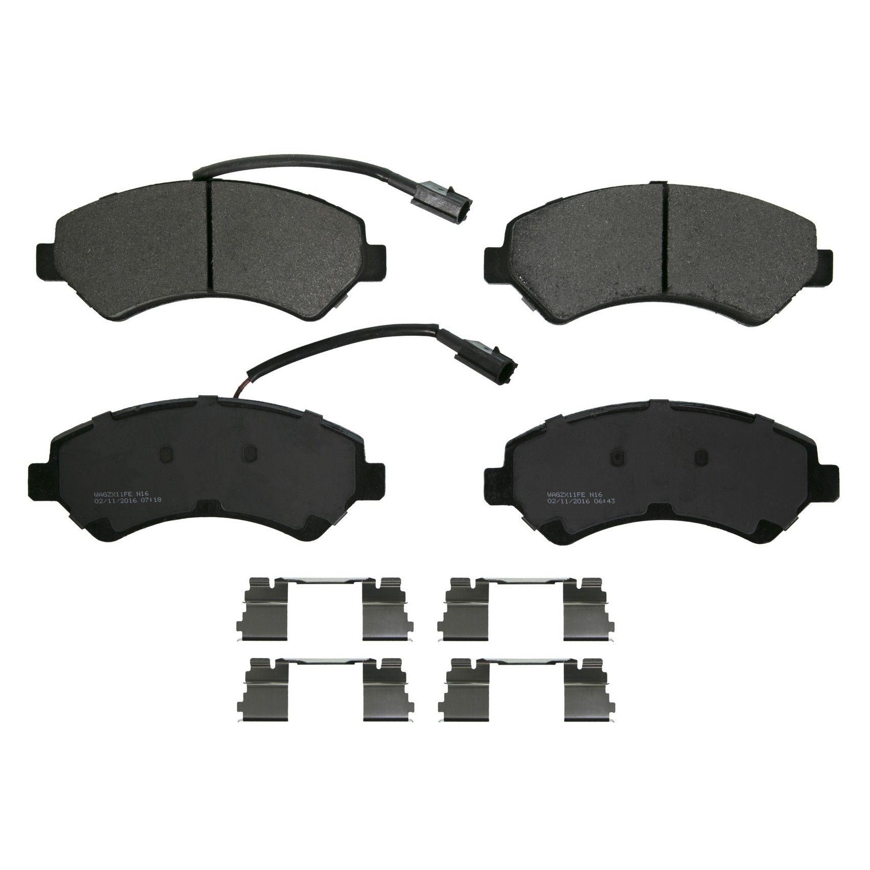 2017, 2016, 2015 Ram ProMaster 1500 1500 Disc Brake Pad Set