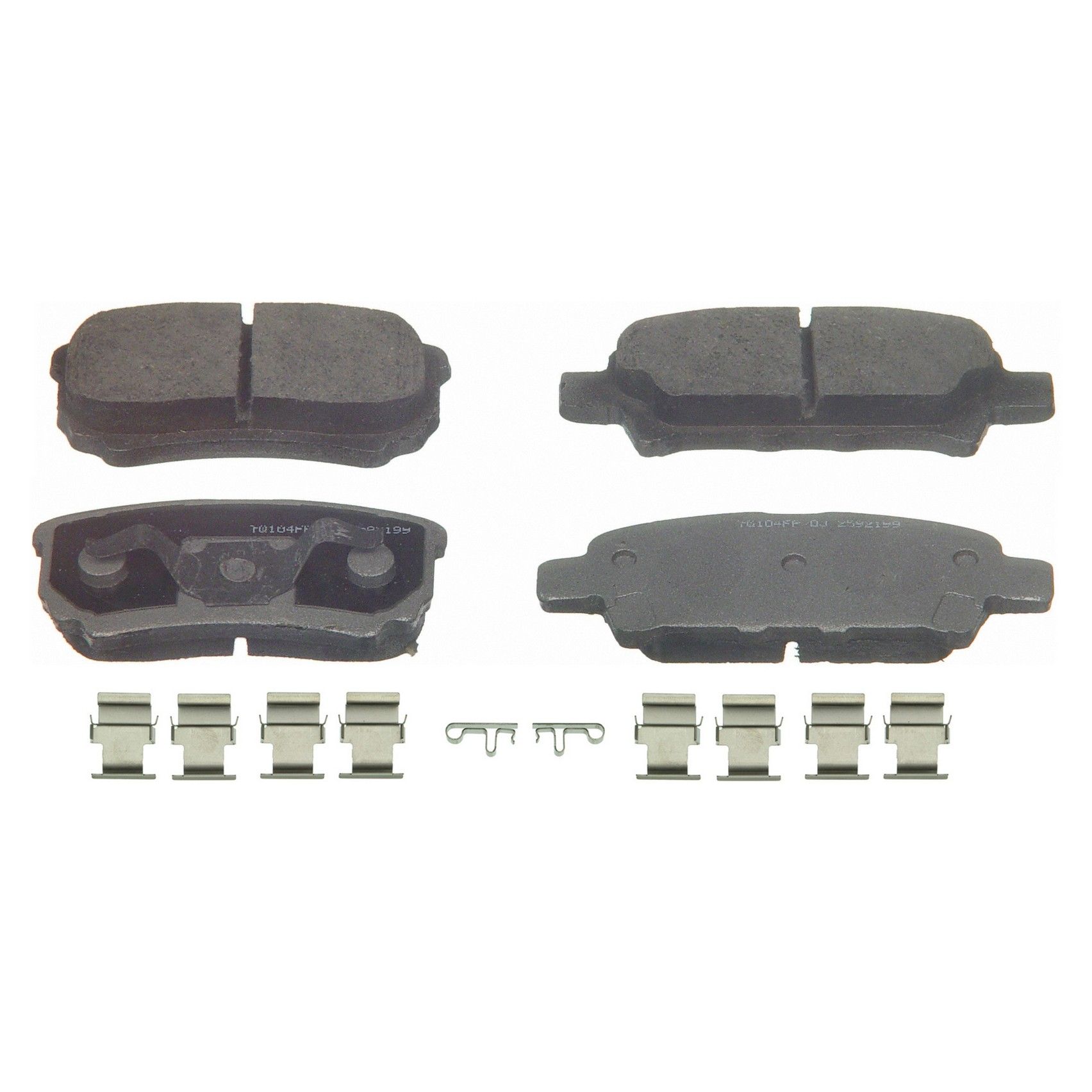 2017, 2016, 2015, 2014, 2013, 2012, 2011, 2010, 2009, 2008, 2007 Jeep Compass Disc Brake Pad Set