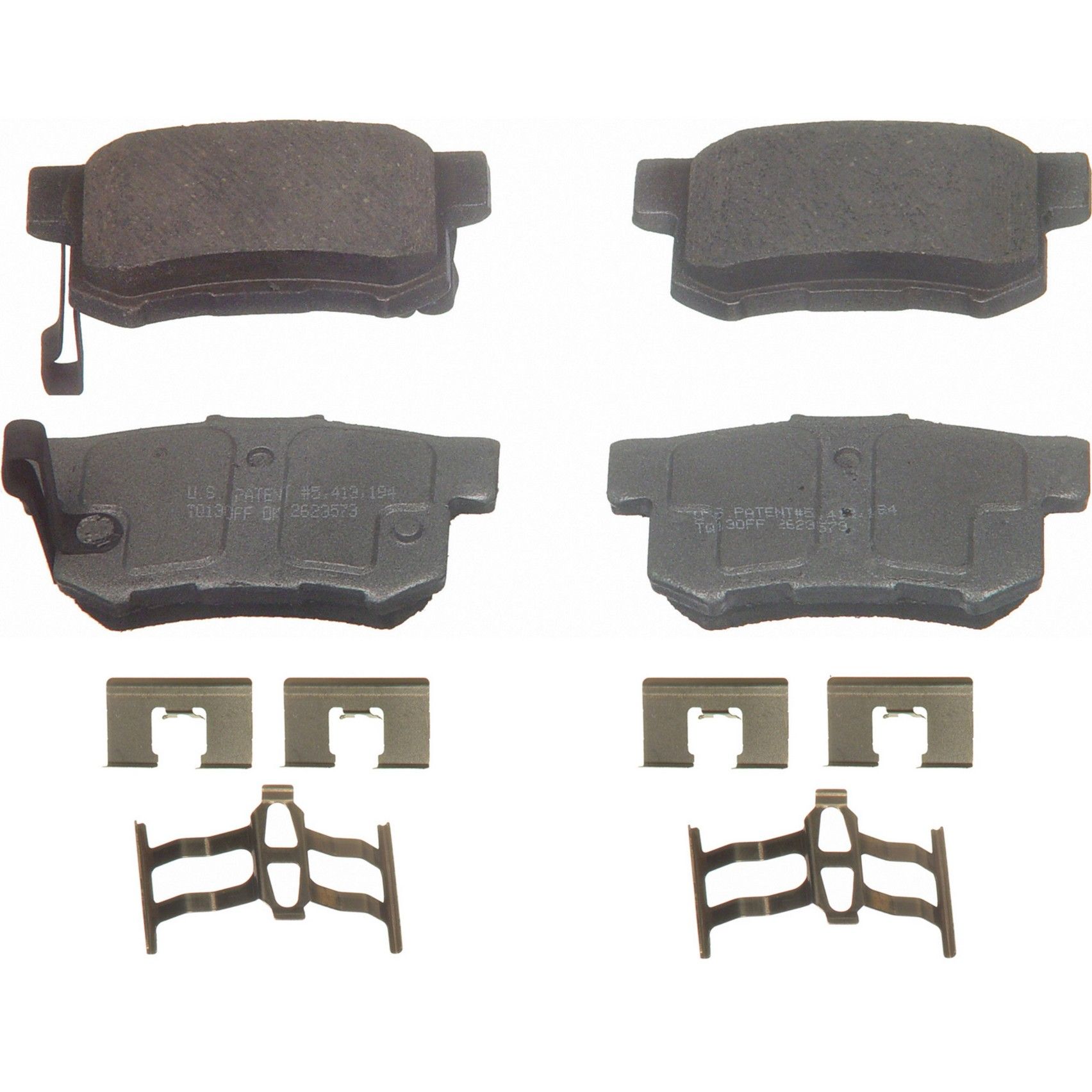 2011, 2010, 2009, 2008, 2007, 2006, 2005, 2004, 2003 Honda Element Disc Brake Pad Set