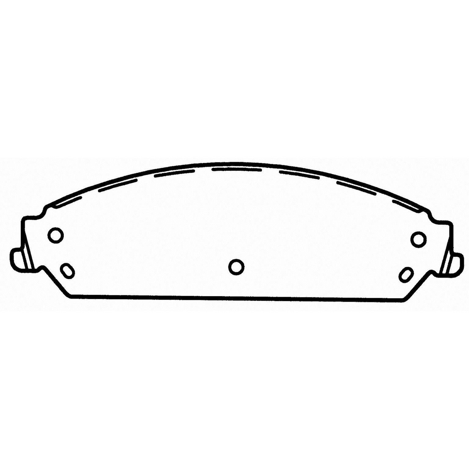 2009, 2008 Dodge Caliber Disc Brake Pad Set