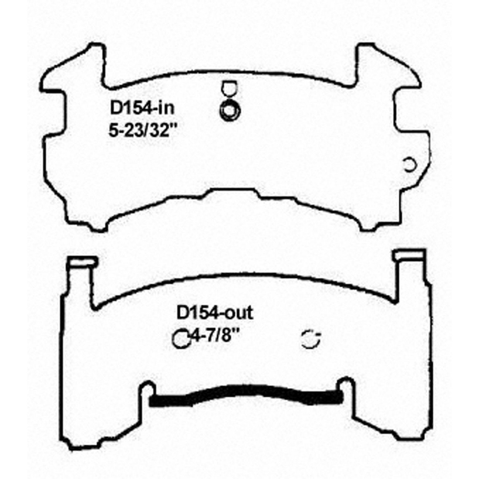 1991 GMC Syclone Disc Brake Pad Set