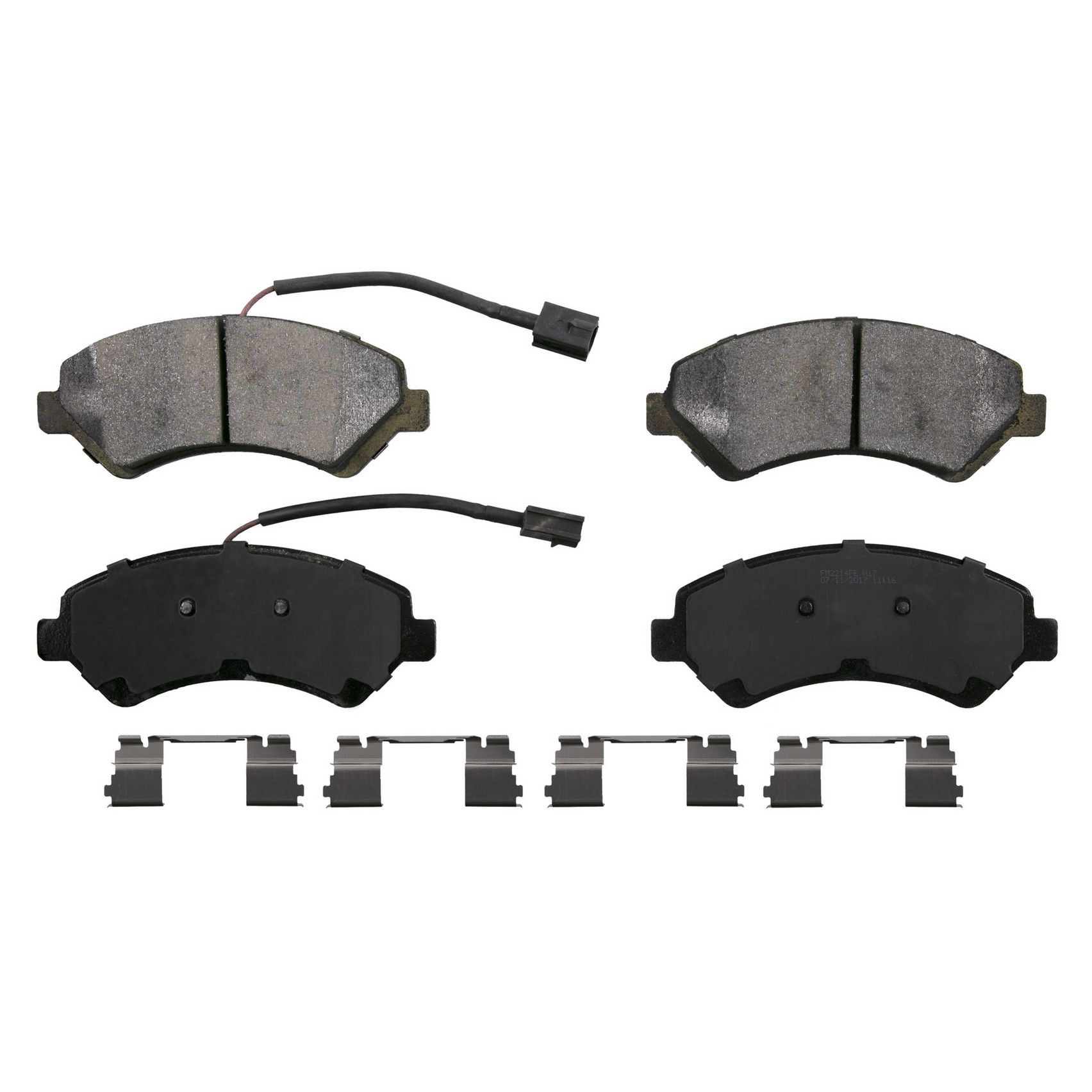 2024, 2023, 2022, 2021, 2020, 2019, 2018, 2017, 2016, 2015 Ram ProMaster 2500 1500 Disc Brake Pad Set