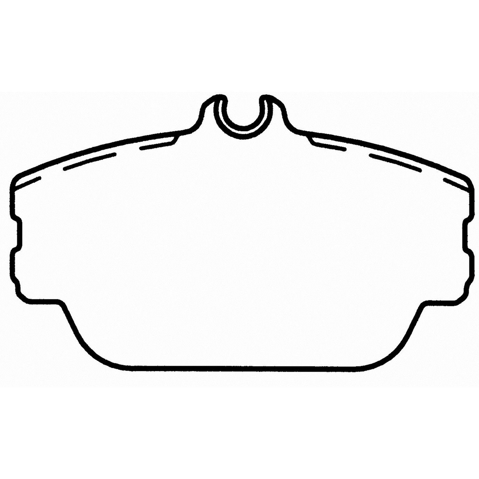2007, 2006, 2005, 2004, 2003, 2002, 2001, 2000, 1999, 1998, 1997, 1996, 1995 Ford Taurus Disc Brake Pad Set