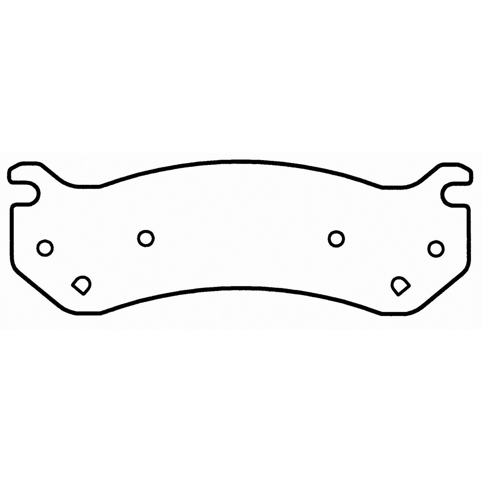 2005, 2004, 2003 Chevrolet Astro 2500 Disc Brake Pad Set