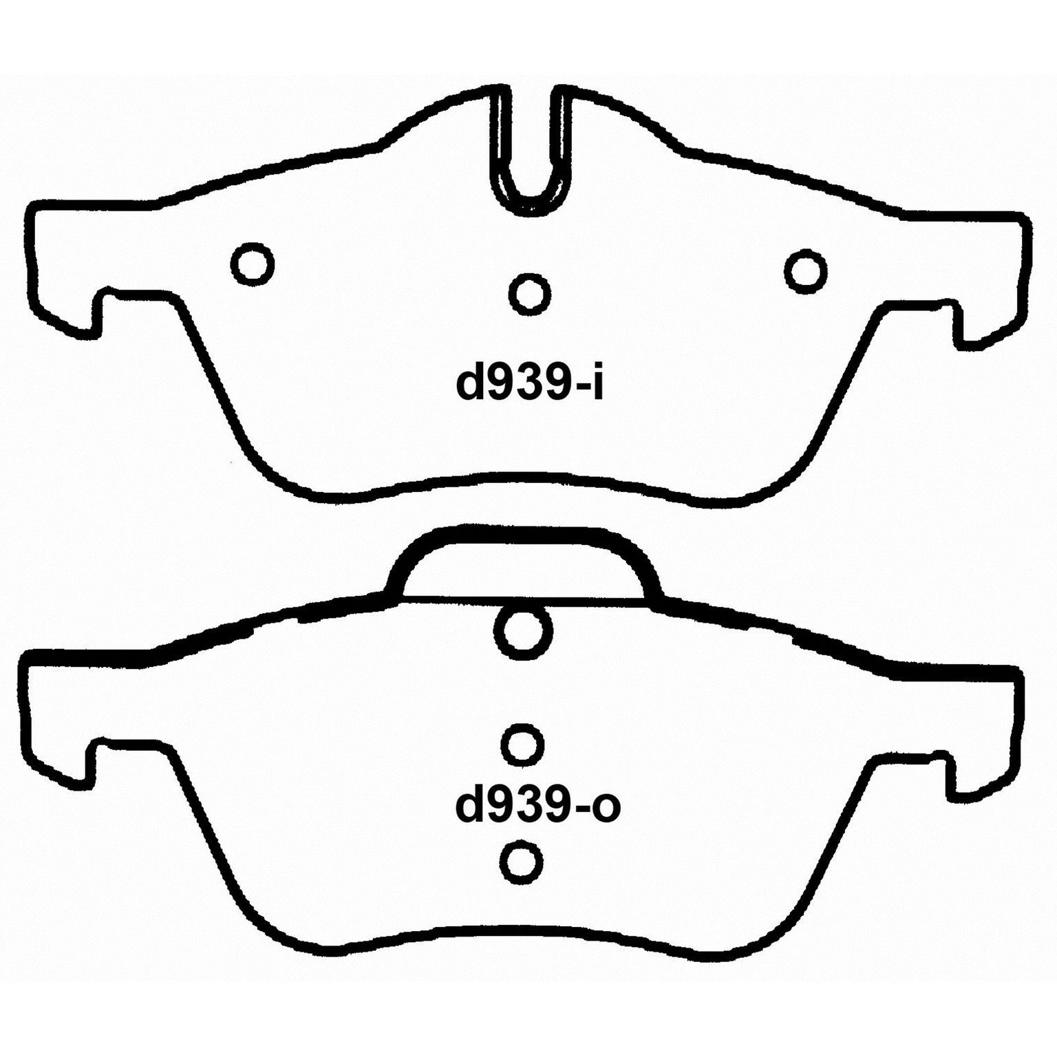 2008, 2007, 2006, 2005, 2004, 2003, 2002 Mini Cooper Disc Brake Pad Set