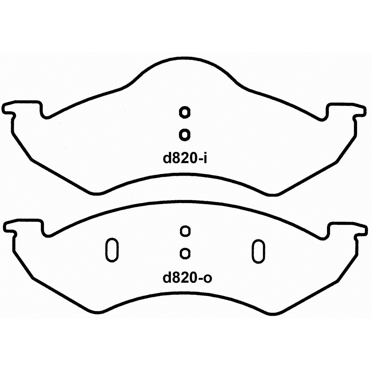 2002, 2001, 2000 Dodge Durango Disc Brake Pad Set
