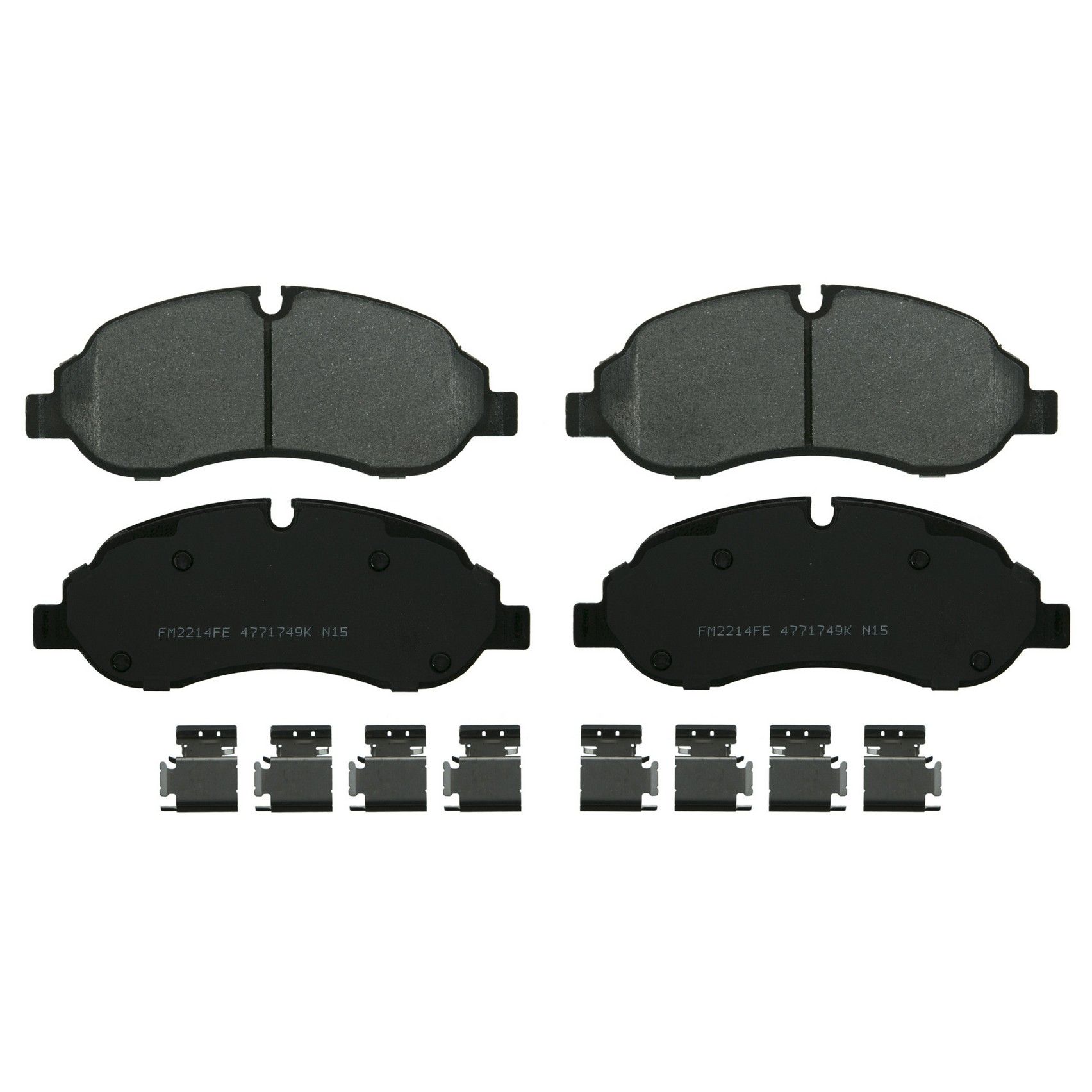 2021, 2020, 2019, 2018, 2017, 2016, 2015 Ford Transit-250 Disc Brake Pad Set