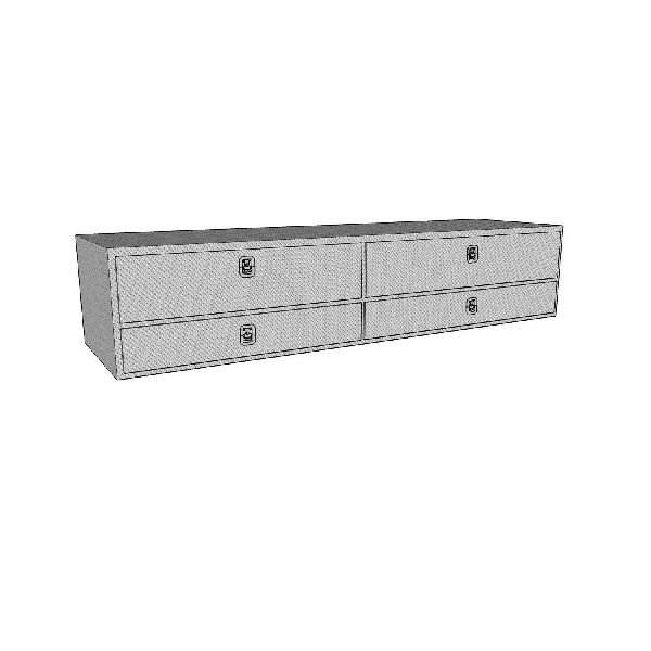 Westin Truck Bed Side Rail Tool Box 