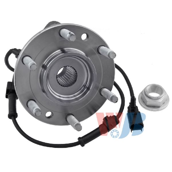 Wheel Bearing and Hub Assembly - Front (WJB WA513188)