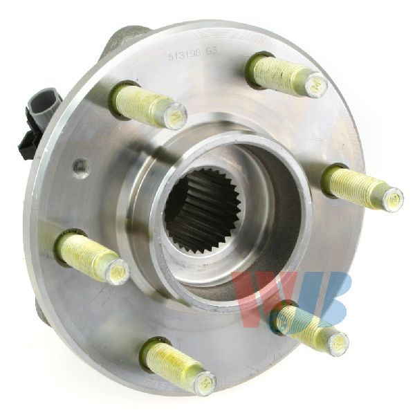 Wheel Bearing and Hub Assembly - Front (WJB WA513198)